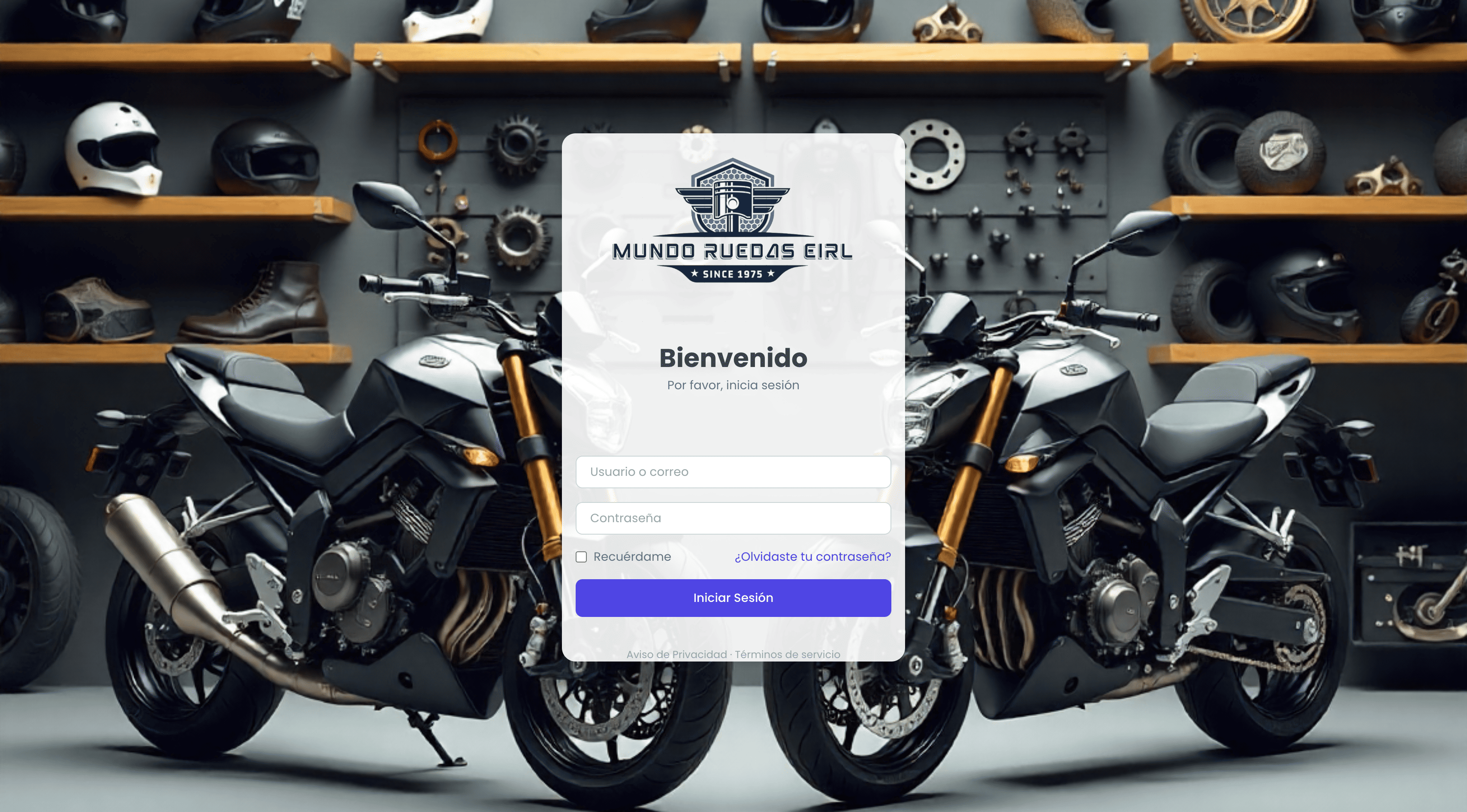 Sistema de Gestión para Venta y Distribución de Partes y Accesorios de Motos